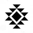 aztec-tribal-elements-icons-black-including-geometric-eagle-feather-eye-triangles-96135713BCC